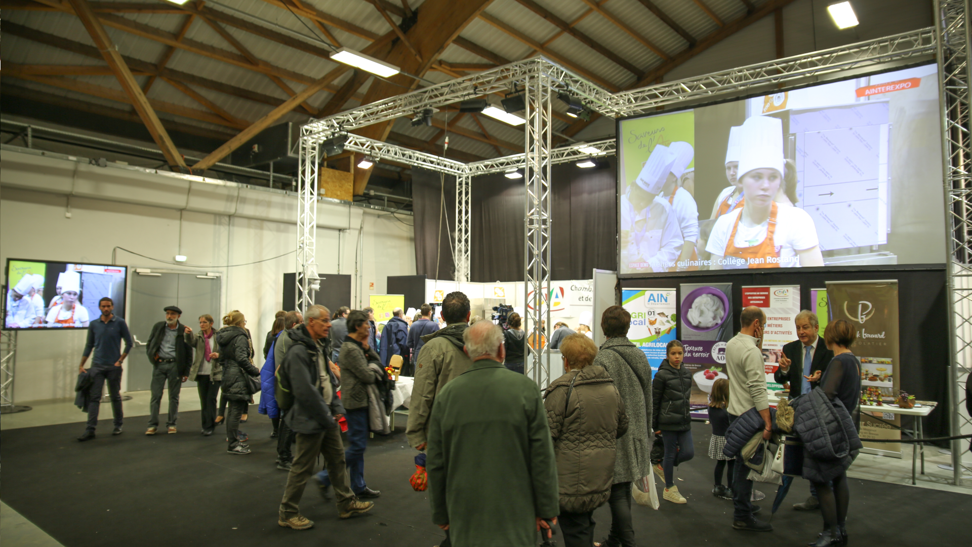 Salon de la Gastronomie - Bourg-en-Bresse - Ainterexpo - Vidéoprojection