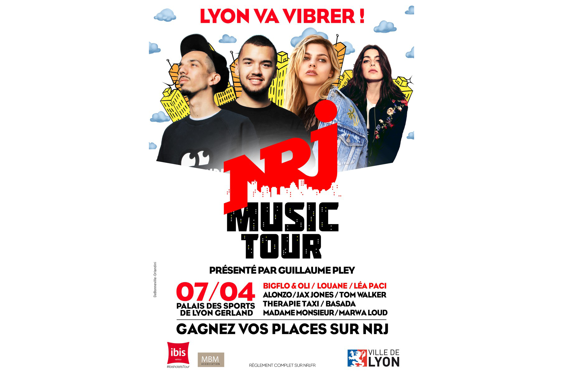 nrj music tour feurs