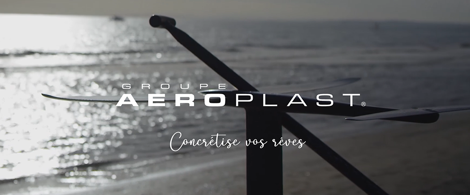 Image du film de présentation des services d'AéroPlast qui présente la conception d'un foil