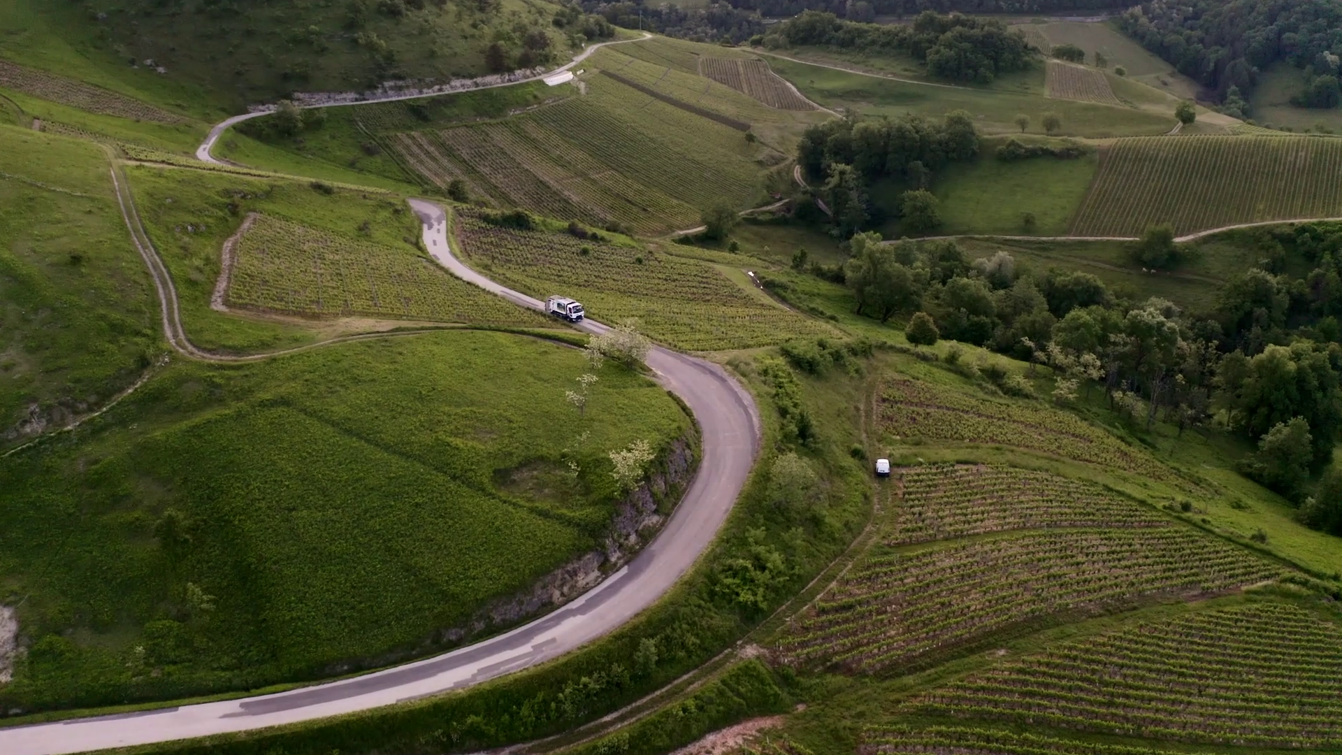 EGT Environnement camion dans les vignes