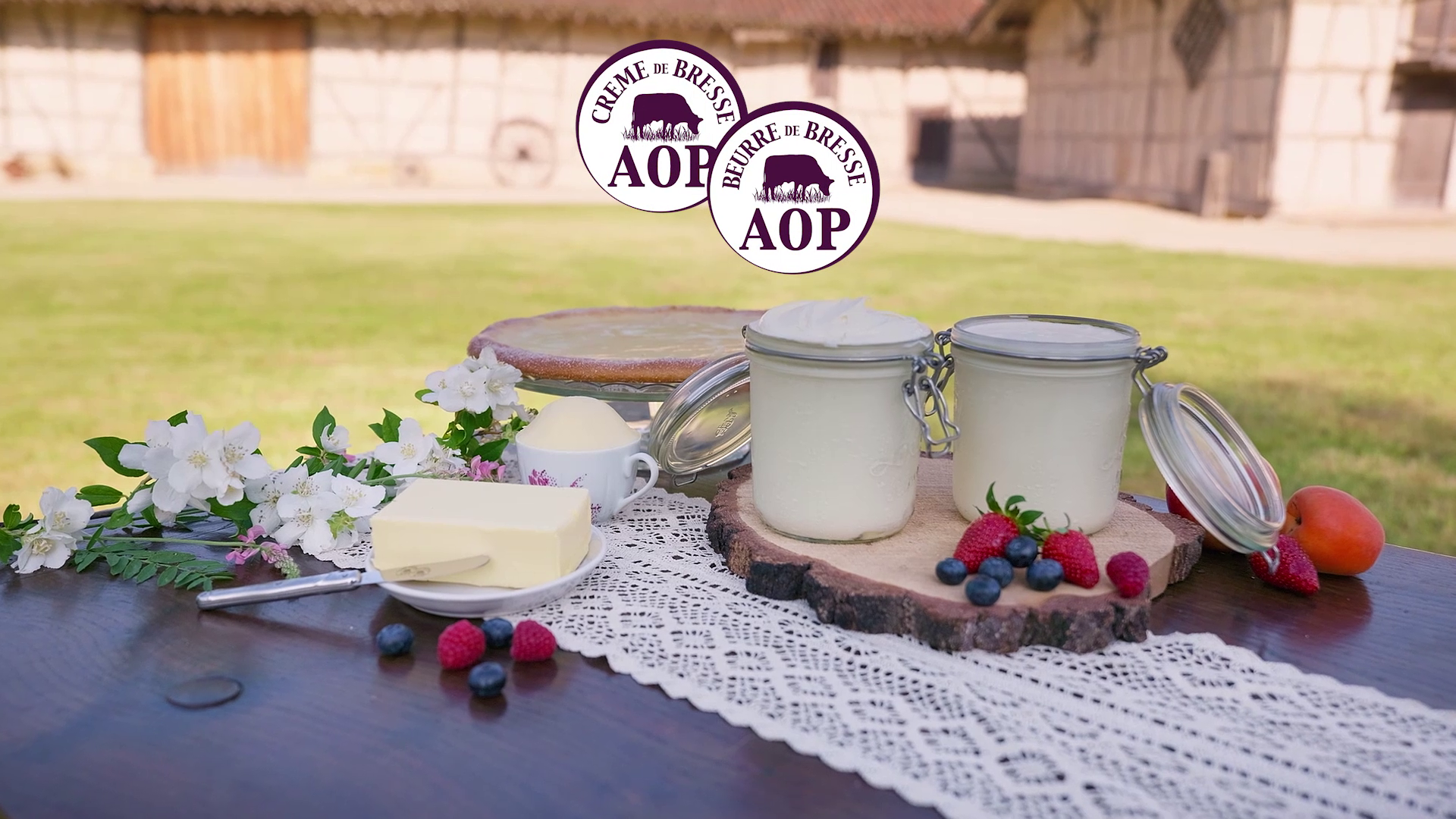 crème et beurre de bresse aop aoc